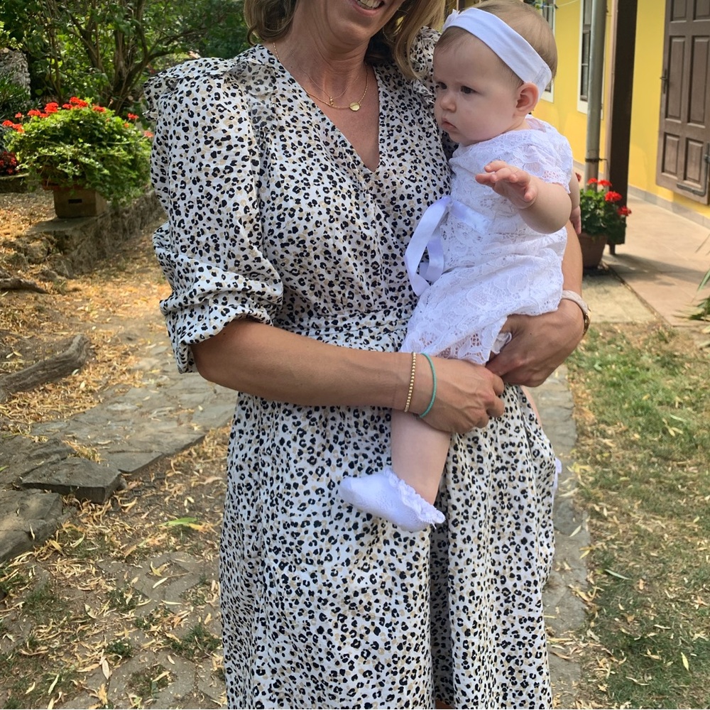 J. Crew Leopard Print Midi Dress